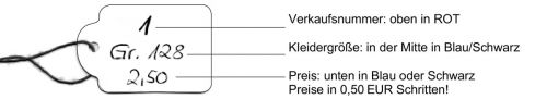 preisschild kinderbörse rudersberg